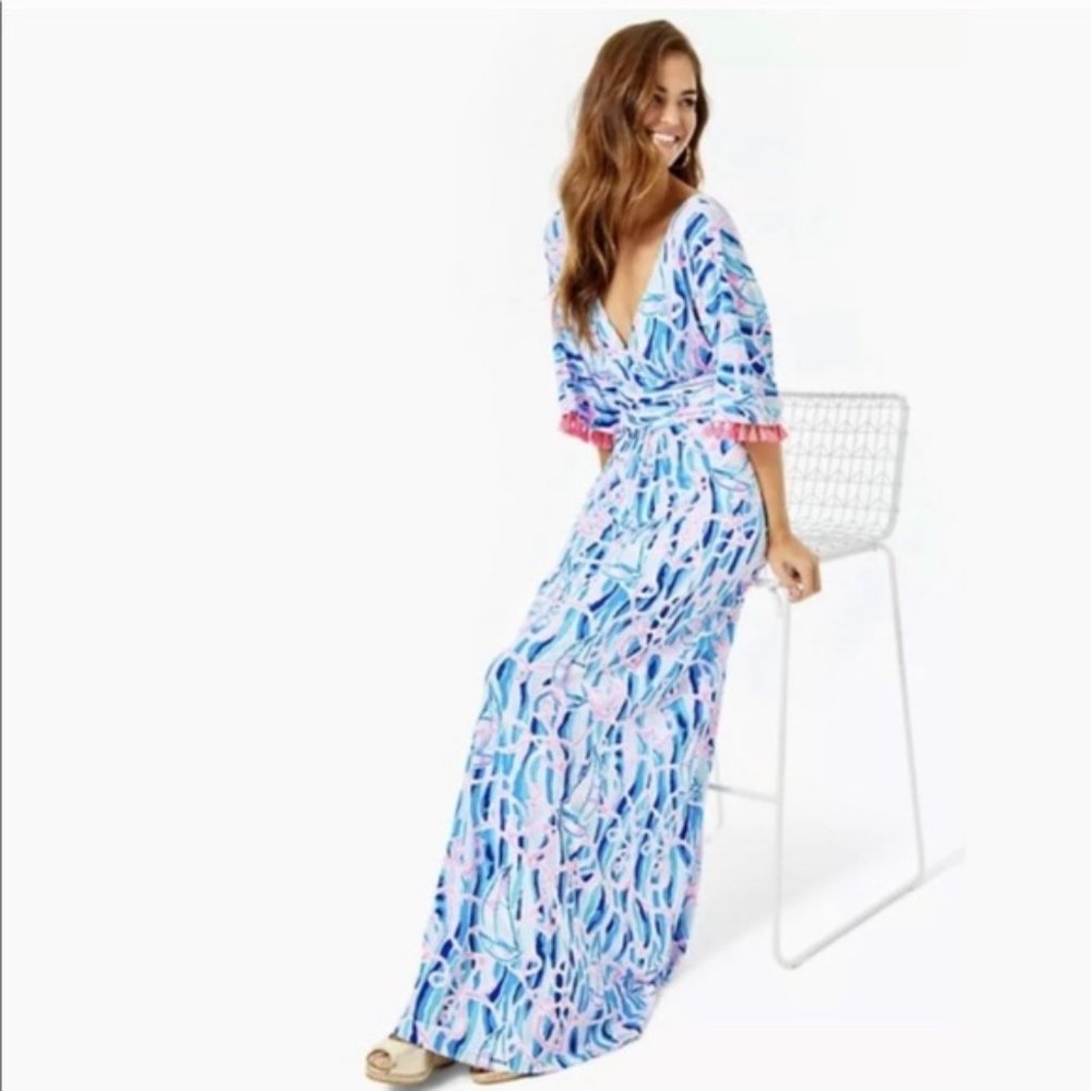 Lilly Pulitzer Parigi Maxi Dress NWOT